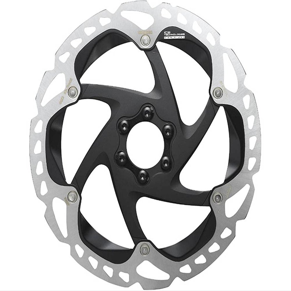 SHIMANO Unisex Rotor Rtmt905 6 Bolt 203mm Bicycle Parts, Silver