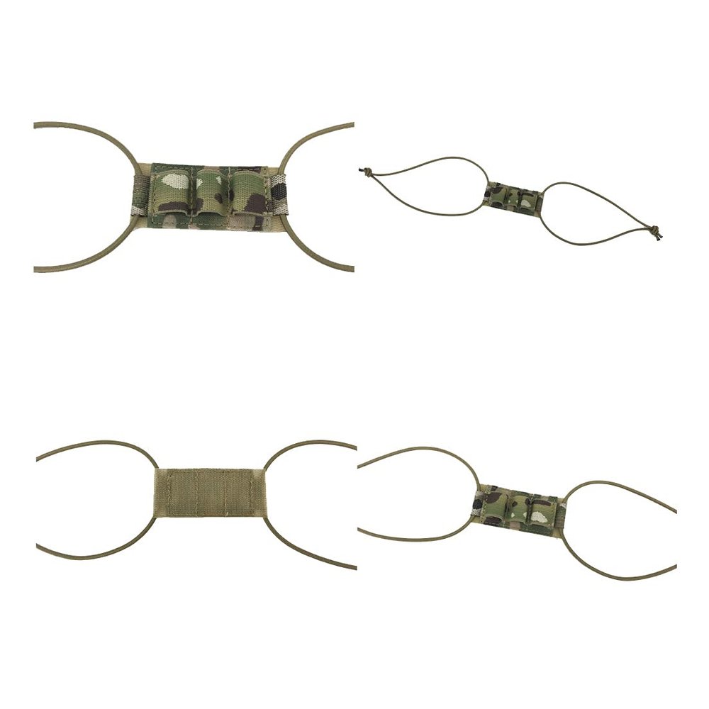 SUNSNOW Tactical Helmet NVG Lanyard Elastic Storage Plate Night Vision Fixing Belt Elastic Belt