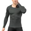Men's Compression Shirts Long Sleeve, Base-Layer Quick Dry Workout T Shirts Sports Running Tops for Gym view 2