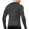 Men's Compression Shirts Long Sleeve, Base-Layer Quick Dry Workout T Shirts Sports Running Tops for Gym view 3