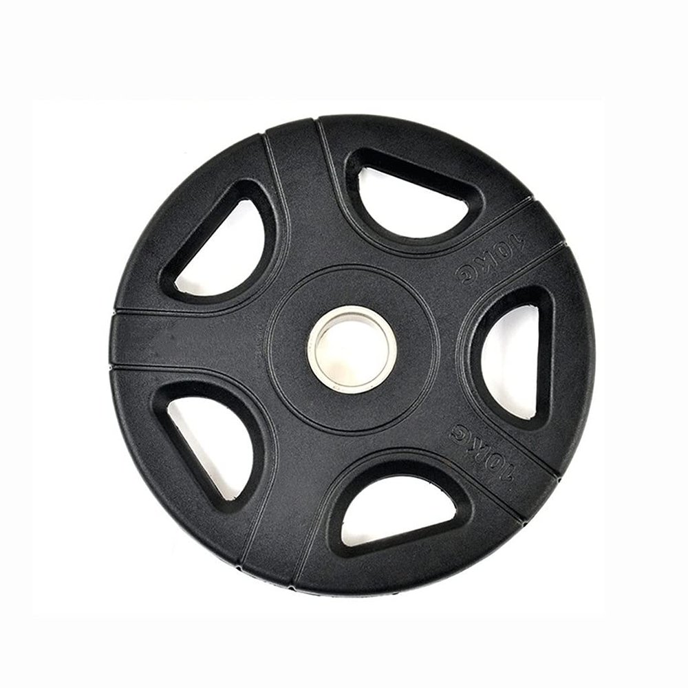YKHB 5.5lbs/11lbs/22lbs/33lbs/44lbs Weight Plates,5-Hole Grip Plates,cast Iron Barbell Plates,for Weight Lifting Training (Size : 10kg/22lbs2)