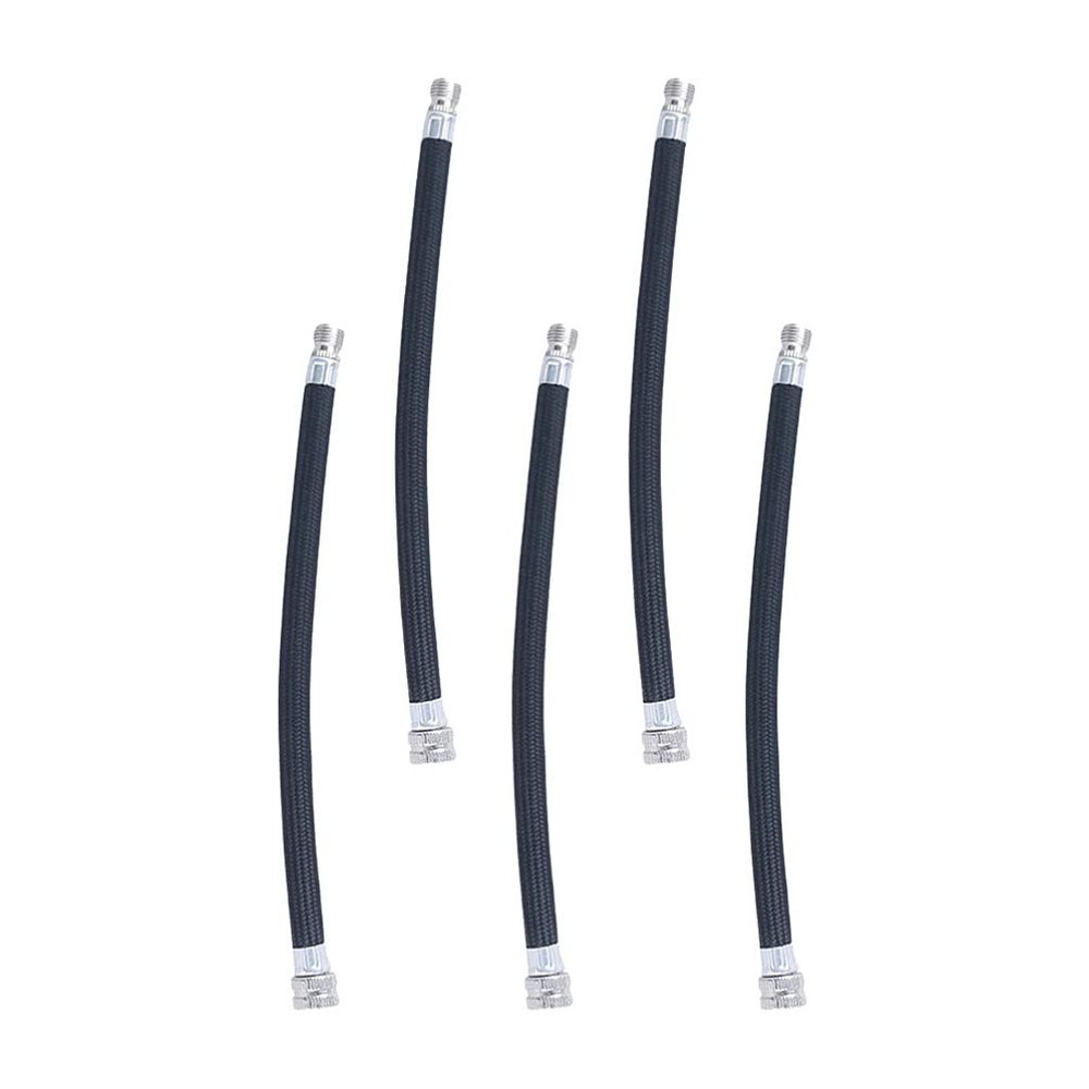 5Pcs Bike Pump Accessories Bicycle Tire Inflator Air Pullers Tubes Replacement Exercise Ball Air Pump Hose for Yoga Ball Basketball