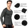 Men's Compression Shirts Long Sleeve, Base-Layer Quick Dry Workout T Shirts Sports Running Tops for Gym view 4