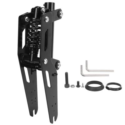 Alomejor Electric Scooter Shock Absorption kit, Vibration Reduction Front Fork Absorber high Density Stainless Steel Construction for Urban Commuting Off-Road Riding Daily Scooter Riders