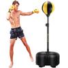 Punching Bag Stand,Reflex Boxing Bag with Suction Cup Height Adjustable Speed Ball with Hand Pump,reestanding Training Target for Kickboxing, Martial Arts, MMA view 1