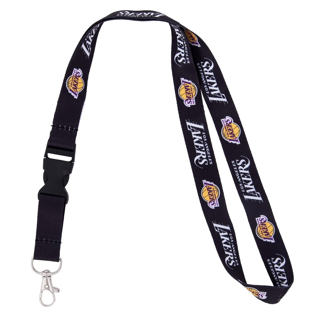 Desert Cactus Los Angeles Lakers NBA Lanyard with Snap Buckle (3)