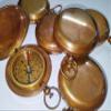 Antique Brown Finish Compass Set of 6 Brass Pocket Push Button Compass Nautical Navigation Compass Collectible and Decoration Item Gifts by Ascent Gifts. view 4
