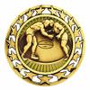 10 Pack of Wrestling Gold Medals Trophy Award with Neck Ribbons SM view 2