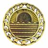 10 Pack of Swimming Swim Gold Medals Trophy Award with Neck Ribbons SM view 2