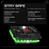 Guardian Angel Elite Series Safety Light, Beacon Device (Green Front & Green Rear) Rechargeable, Magnetic, Hands-Free Wearable, Mountable LED Light for Construction, Roadside, Towing, Industrial TEE view 2