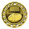 10 Pack of Football Gold Medals Trophy Award with Neck Ribbons SM view 2