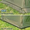 Preself 3 Person Lightweight Tipi Hot Tent with Fire Retardant Flue Pipes Window Teepee Tents for Family Team Outdoor Backpacking Camping Hiking (Khaki T2 Large) view 4