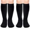 Sarfel Toddler Knee High Sock for Girls Kids Soccer Socks Kids 4-6 Black Soccer Socks Youth Boys Baseball Sock Youth Boys view 1