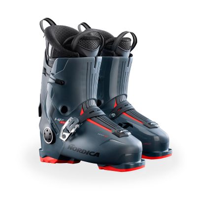 NORDICA Men's HF 100 Durable Warm Insulated Water-Resistant Easy-Entry All-Mountain Touring Ski Boots with Instep Volume Control, Anthracite/Black/Red, 30.5