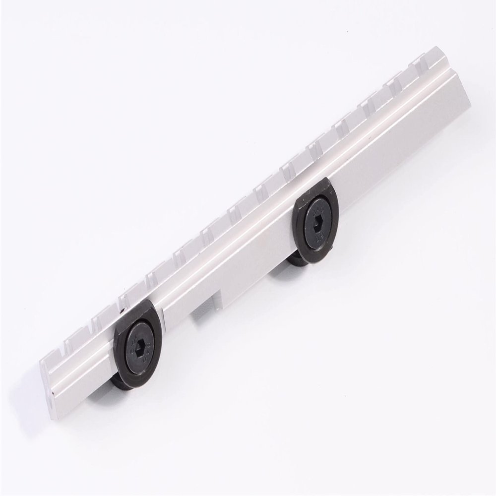 Hammers Stainless Silver Scope Adapter Base Rail Mount for Super Redhawk Revolver