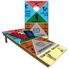 2-in-1 Cornhole & Pong Table - for College, Tailgate, Parties | Includes - 8FtPong Table, Cornhole Board Set 4x2Ft, (8) Cornhole Bags (22) Cups (6) Pong Balls & (2) Racks (Drinking Game) view 2
