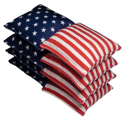 2-in-1 Cornhole & Pong Table - For College, Tailgate, Parties | Includes - 8FtPong Table, Cornhole Board Set 4x2Ft, (8)Cornhole Bags (22)Cups (6)Pong Balls & (2)Racks (American Flag Cornhole Bags)