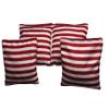 2-in-1 Cornhole & Pong Table - For College, Tailgate, Parties | Includes - 8FtPong Table, Cornhole Board Set 4x2Ft, (8)Cornhole Bags (22)Cups (6)Pong Balls & (2)Racks (American Flag Cornhole Bags) view 4