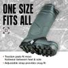 K1 Mid-Sole Ice Cleats for Men & Women - Rotatable Traction Aids For Winter Snow - High Profile - Black view 4