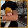 Funky Junque Baby Winter Hat  Cute Newborn Beanie, Infant Girl Hats 012 Months, Soft Knit Baby Beanies for Boys & Girls, Cozy Warm Stocking Stuffer Gift: Mustard view 3