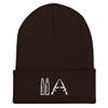 2nd Amendment Hats for Men| 2A Hats for Men - Cuffed Beanie Brown view 1