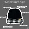 Funky Junque Baby Winter Hat  Cute Newborn Beanie, Infant Girl Hats 012 Months, Soft Knit Baby Beanies for Boys & Girls, Cozy Warm Stocking Stuffer Gift: Buffalo Check - Black/White view 4