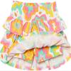 Amazon Essentials Girls' Knitted Ruffle Scooter Skirts with Elastic Waist and Built in Shorts (Previously Spotted Zebra), Pack of 3, Navy/Pink Candy/White Rainbow Print, Medium view 4