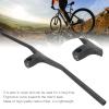 Carbon Fiber Mountain Bike Handlebar, 80cm Integrated Design, -17 Degree Riser Bar for Folding Road Bikes, 28.6mm Diameter view 4