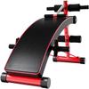 SMSOM Multifunctional Sit Up and Dumbbell Weight Bench, Incline Decline Exercise Flat Fitness Bench for Home Gym, Weight Bench for Full Body Workout (Black) view 1