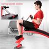 SMSOM Multifunctional Sit Up and Dumbbell Weight Bench, Incline Decline Exercise Flat Fitness Bench for Home Gym, Weight Bench for Full Body Workout (Black) view 3