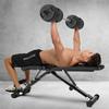 SMSOM Weight Bench Adjustable, Dumbell Workout Weight Bench, Foldable Workout Bench for Home Gym Strength Training Press Bench, Easy Installation, Thicken Premium Steel Widen Seat (Black) view 2
