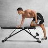SMSOM Weight Bench Adjustable, Dumbell Workout Weight Bench, Foldable Workout Bench for Home Gym Strength Training Press Bench, Easy Installation, Thicken Premium Steel Widen Seat (Black) view 3