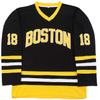 Boston Happy Gilmore #18 Adam Sandler 1996 Movie Ice Hockey Jersey Stitched Letters and Numbers S-XXXL view 3