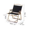 BBZY Outdoor Folding Chair Portable Camping Chair,with Armrests,Courtyard Barbecue,Outdoor Camping,Picnic,Party (Color : White) view 2