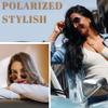 Joopin Black Round Sunglasses & Brown Circle Sun Glasses, Small Metal Shades for Women Men Polarized UV400 Hippie Sunnies Costume view 2