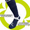 O SHIELD Football Scrunch Socks, Extra Long Athletic Soccer Achilles Supporter, Comfortable Material Cottons, Suitable for Men, Adult Size, Navy Blue, M Size, 8.66 Inches to 10.24 Inches view 2