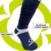 O SHIELD Football Scrunch Socks, Extra Long Athletic Soccer Achilles Supporter, Comfortable Material Cottons, Suitable for Men, Adult Size, Navy Blue, M Size, 8.66 Inches to 10.24 Inches view 3