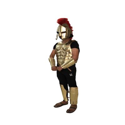 Nautical-Mart Roman Brass Muscle Armor Functional Medieval Cuirass Halloween Costume (Complete Set)