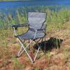 BBZY Portable Camping Chair, Folding Chair Upholstered Armchair, 220 Pounds, with Cup Holder, Outdoor/Indoor Use view 2