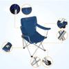 BBZY Portable Camping Chair, Folding Chair Upholstered Armchair, 220 Pounds, with Cup Holder, Outdoor/Indoor Use view 4