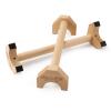 PELLOR Push Up Board, Pushup Stands with Sports Wristbands Wood Parallette Push Up Bar Portable Fitness Gym Gear Equipment with Anti-Slid Mat Workout Push Up Stand Exercise Women Men view 1
