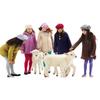 seven wolves Kids Girls Winter Warm 100% Wool Beret Hats Fedoras with Bowknot Winter Beanie Cap, 1-Yellow view 3