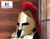 Nautical-Mart Roman Brass Muscle Armor Functional Medieval Cuirass Halloween Costume (Only Helmet) view 2