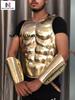 Nautical-Mart Roman Brass Muscle Armor Functional Medieval Cuirass Halloween Costume (Only Helmet) view 3