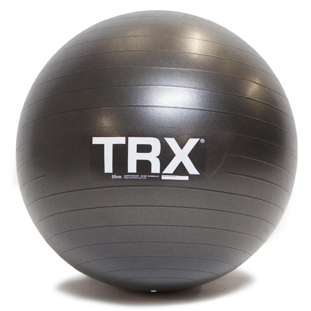 TRX Training Stability Ball for Improving Posture and Core Strength, Yoga Ball for Gym, 55 cm