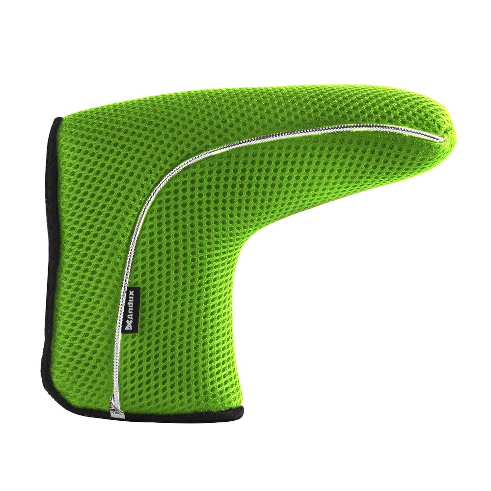 Andux Golf Mesh Putter Cover Blade Putter Head Covers MT/TG15 (Green)