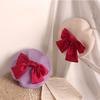 3-10Y Children Beret Hat French Style Wool Cap Beanie Solid Color Winter Hat for Women and Girls Casual Use, 1-Purple view 4