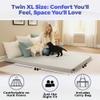 Hazli Matrix AirCell 4 Inch Memory Foam Camping Mattress Pad - Roll Up Mattress for Adults - Portable Cot Sleeping Pad for Camping - Floor Mat or Bed Roll - Twin XL 80 X 40 X 4- Grey view 4