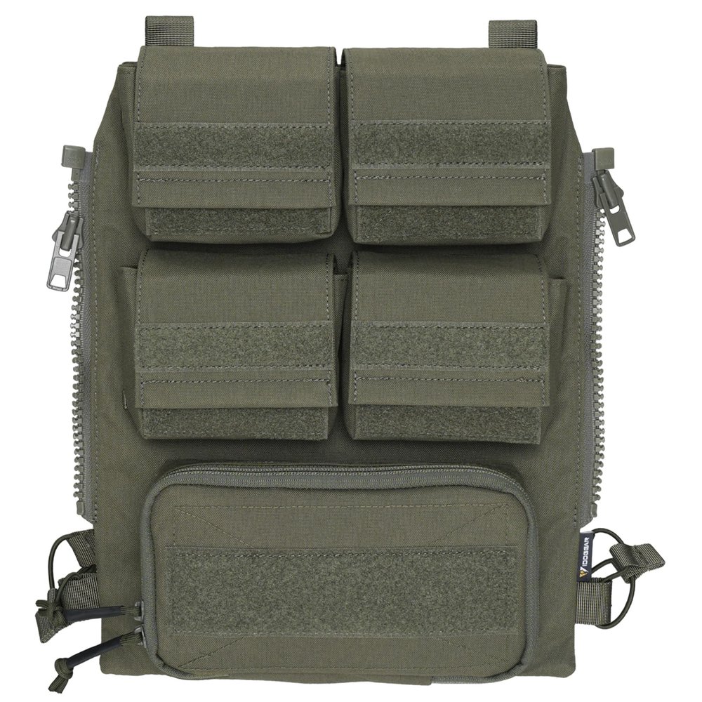 IDOGEAR Tactical Pouches Zip-on Panel for Vest JPC 2.0 CPC (Ranger Green)
