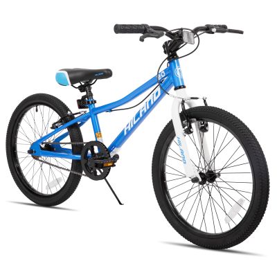 HH HILAND 20 Inch Kids Mountain Bike for Boys, Girls Age 5-12 Year Old, Single Speed Kids Bicycles with V Brake and Kickstand Blue